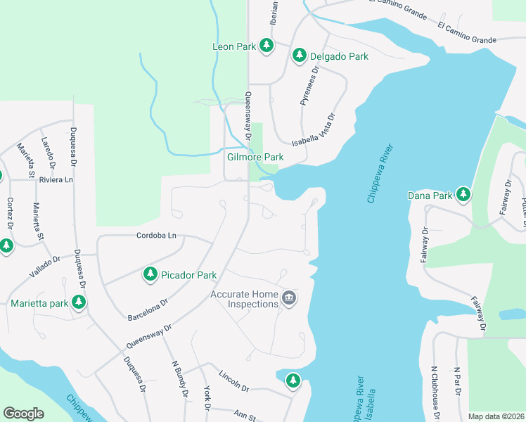 map of restaurants, bars, coffee shops, grocery stores, and more near 7709 Pequena Drive in Sherman