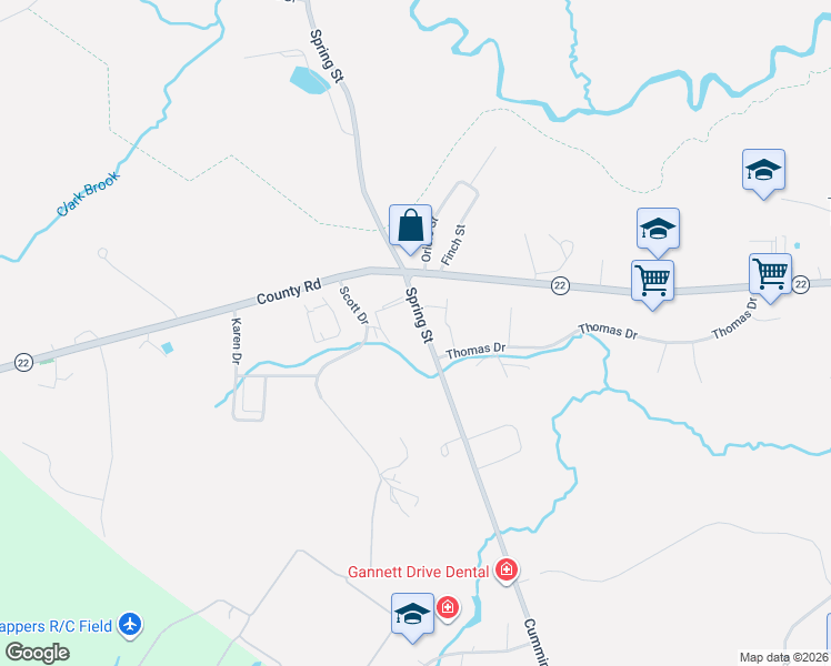 map of restaurants, bars, coffee shops, grocery stores, and more near 911 Spring Street in Westbrook