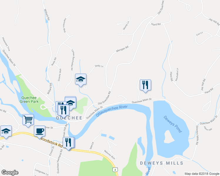 map of restaurants, bars, coffee shops, grocery stores, and more near 669 Morgan Road in Hartford