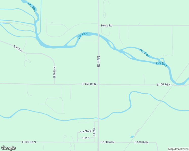 map of restaurants, bars, coffee shops, grocery stores, and more near 159 North 4700 East in Rigby