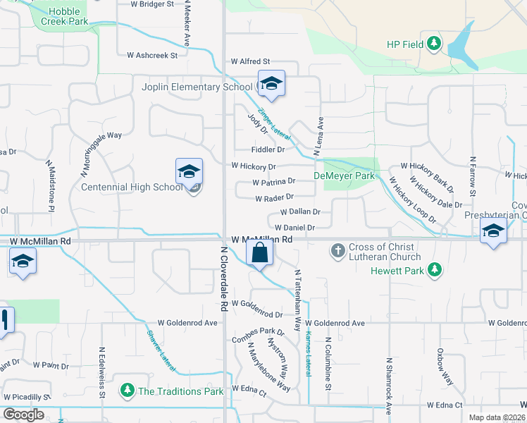 map of restaurants, bars, coffee shops, grocery stores, and more near 12037 West Rader Drive in Boise