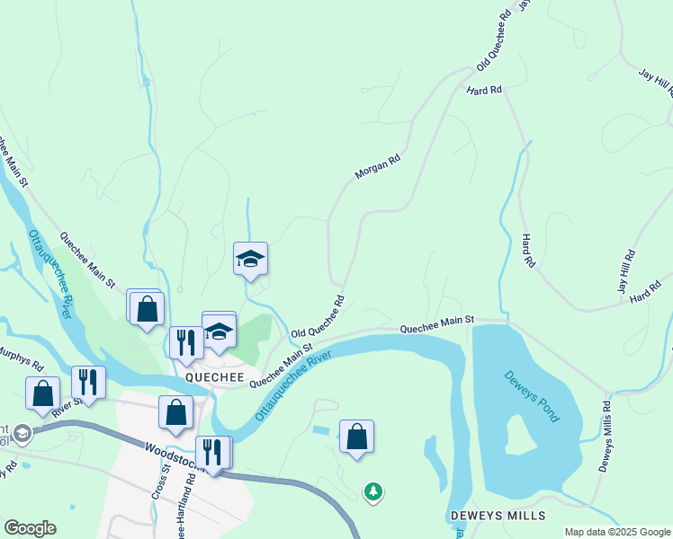 map of restaurants, bars, coffee shops, grocery stores, and more near 17 Morgan Road in Hartford