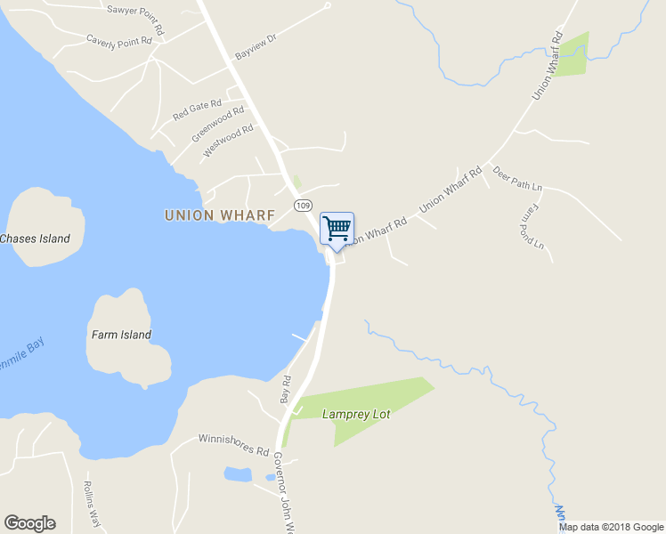 map of restaurants, bars, coffee shops, grocery stores, and more near 223 Governor John Wentworth Highway in Tuftonboro