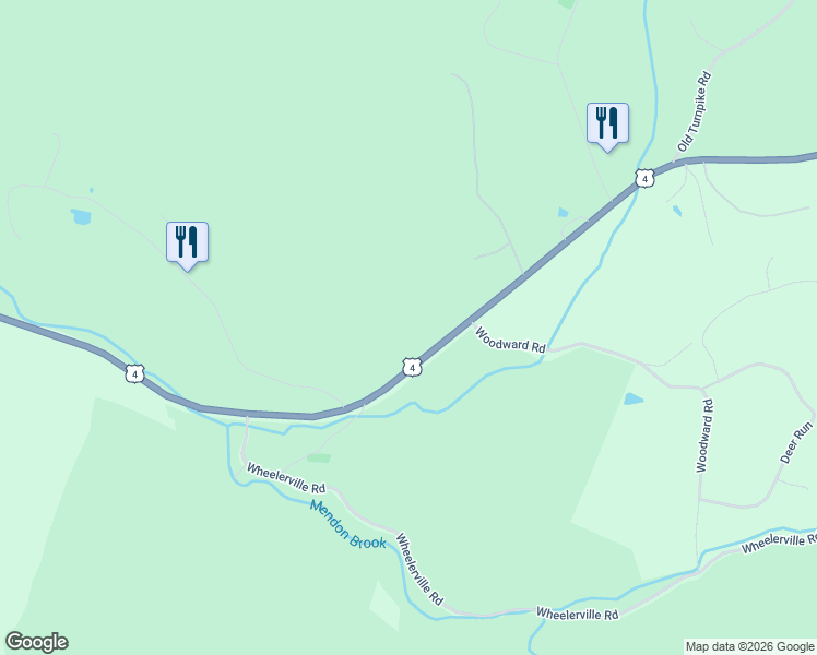 map of restaurants, bars, coffee shops, grocery stores, and more near 51 U.S. 4 in Killington