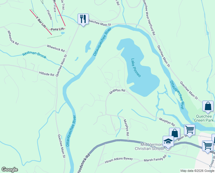 map of restaurants, bars, coffee shops, grocery stores, and more near 60 Lakeland Drive in Hartford