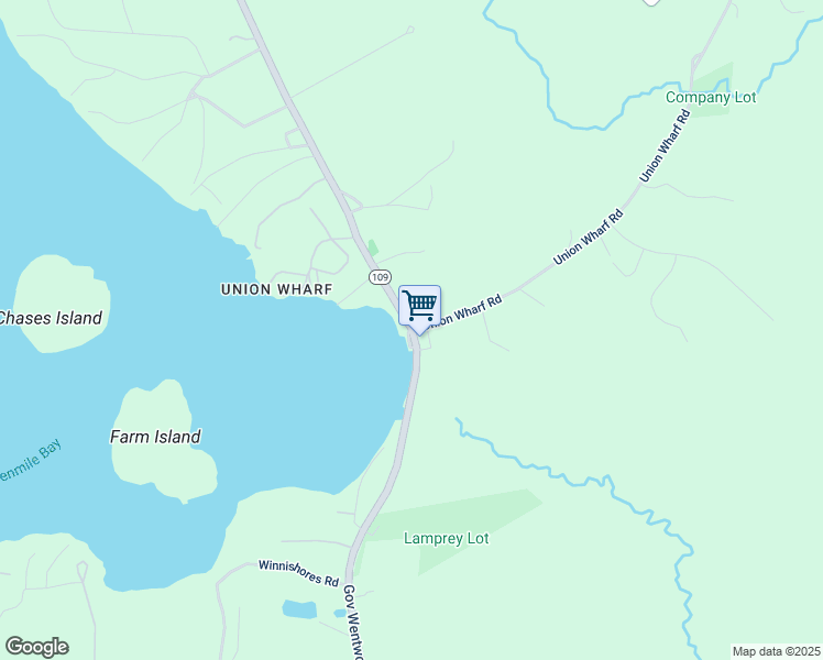 map of restaurants, bars, coffee shops, grocery stores, and more near 235 Governor Wentworth Highway in Tuftonboro