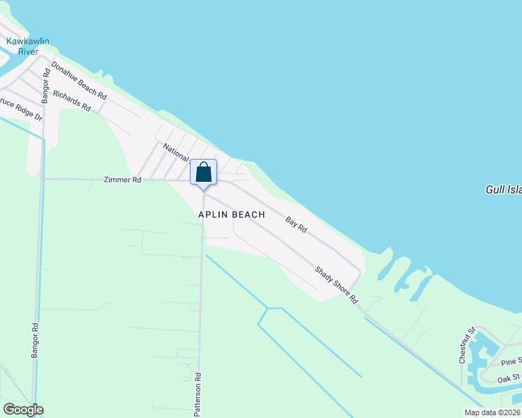 map of restaurants, bars, coffee shops, grocery stores, and more near 692 Bay Road in Bay City