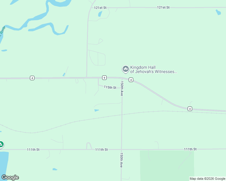 map of restaurants, bars, coffee shops, grocery stores, and more near 1490 115th Street in Luverne