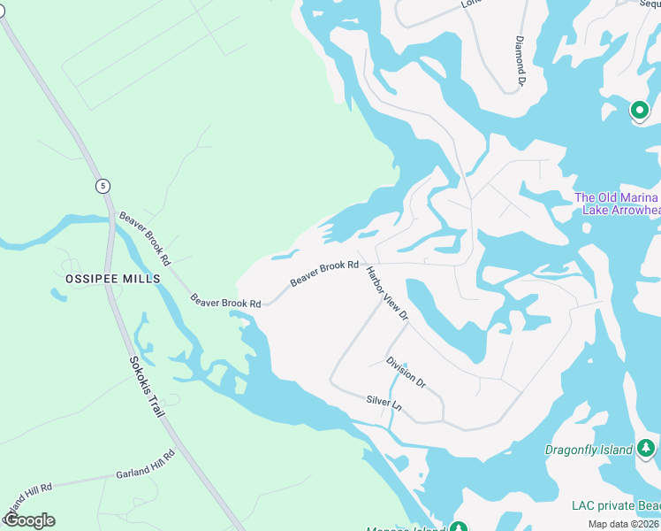 map of restaurants, bars, coffee shops, grocery stores, and more near 184 Beaver Brook Road in Limerick