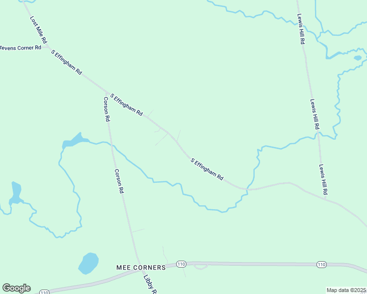 map of restaurants, bars, coffee shops, grocery stores, and more near 275 South Effingham Road in Newfield