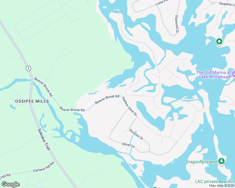 map of restaurants, bars, coffee shops, grocery stores, and more near 184 Beaver Brook Road in Limerick