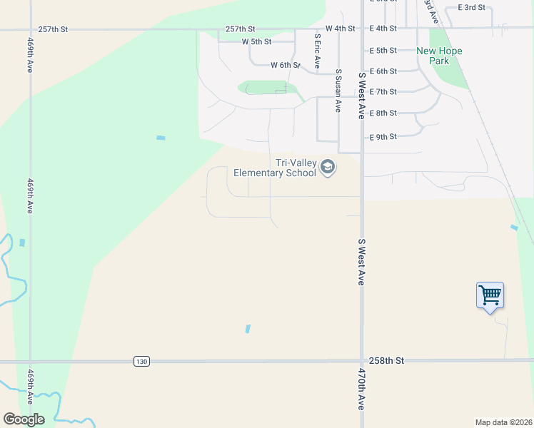 map of restaurants, bars, coffee shops, grocery stores, and more near 604 Hanna Trail in Crooks