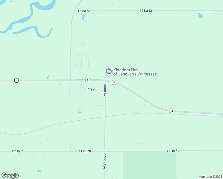 map of restaurants, bars, coffee shops, grocery stores, and more near Co Highway 9 in Luverne