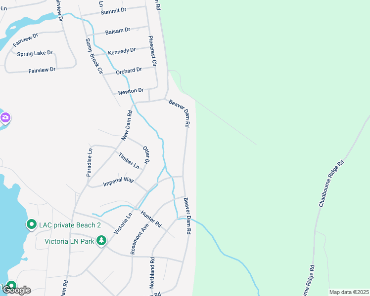 map of restaurants, bars, coffee shops, grocery stores, and more near 206 Beaver Dam Road in Lake Arrowhead