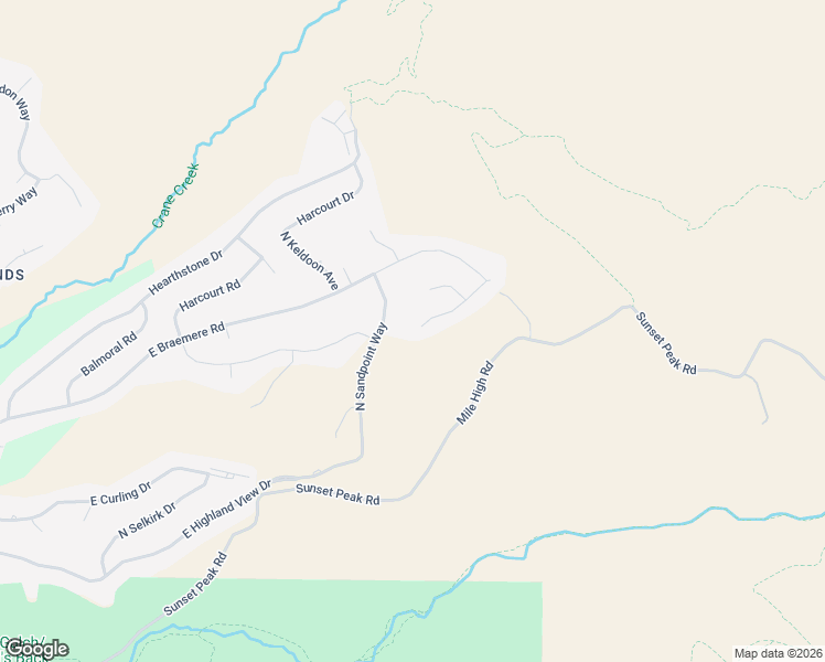 map of restaurants, bars, coffee shops, grocery stores, and more near 4249 North Nines Ridge Lane in Boise
