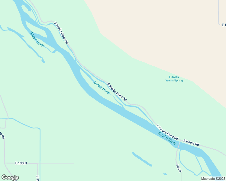 map of restaurants, bars, coffee shops, grocery stores, and more near 4970 East Heise Road in Ririe