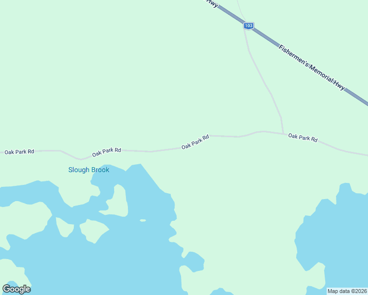 map of restaurants, bars, coffee shops, grocery stores, and more near Oak Park Road in Lower East Pubnico