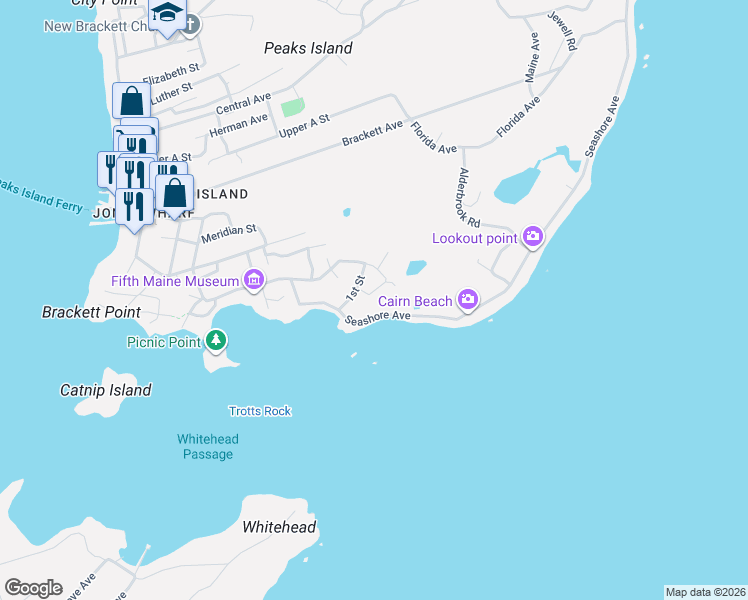 map of restaurants, bars, coffee shops, grocery stores, and more near 10 3rd Street in Portland