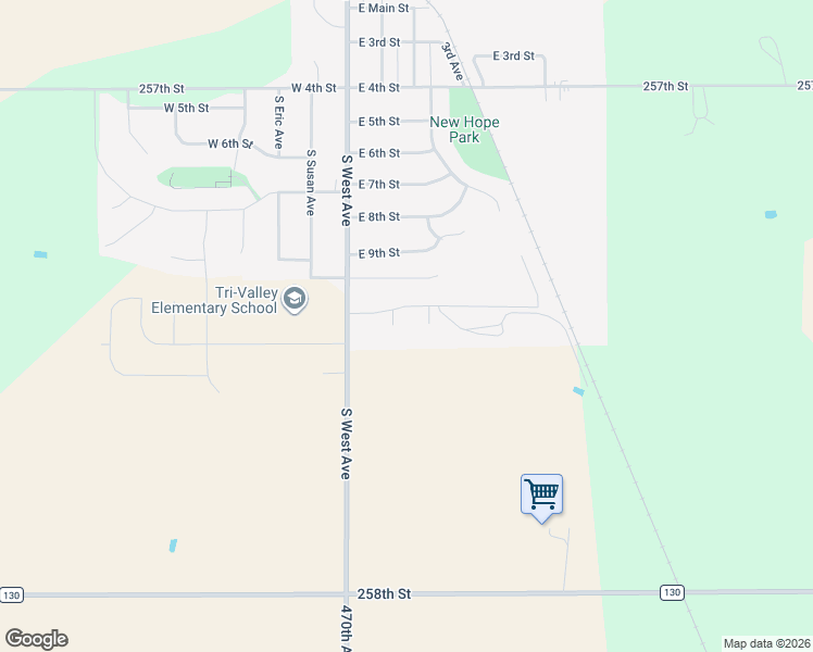 map of restaurants, bars, coffee shops, grocery stores, and more near 608 South Western Avenue in Crooks