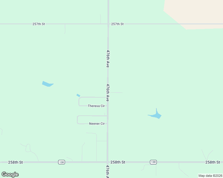 map of restaurants, bars, coffee shops, grocery stores, and more near 25711-25727 476th Avenue in Sioux Falls