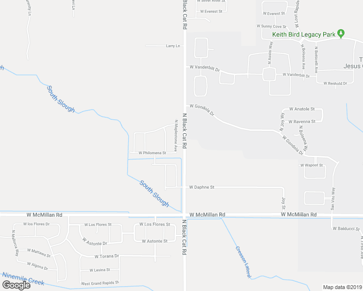 map of restaurants, bars, coffee shops, grocery stores, and more near West Twisted Creek Street in Meridian