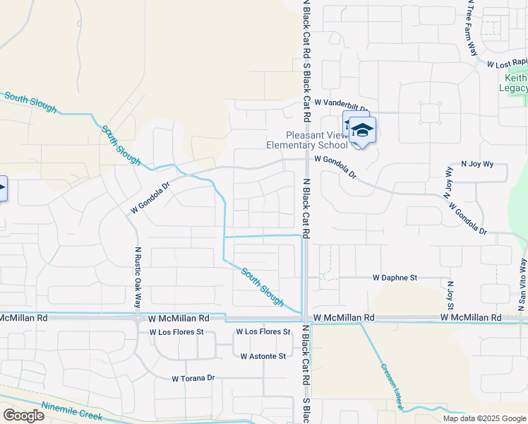 map of restaurants, bars, coffee shops, grocery stores, and more near 4969 West Twisted Creek Street in Meridian