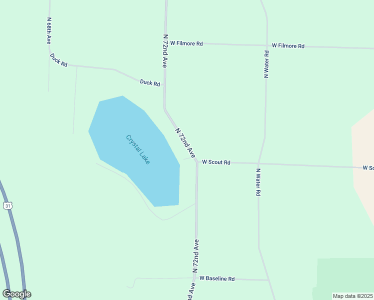 map of restaurants, bars, coffee shops, grocery stores, and more near 433 North 72nd Avenue in Hart