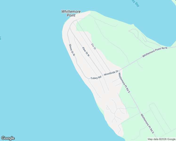 map of restaurants, bars, coffee shops, grocery stores, and more near 36 South Shore Drive in Bristol