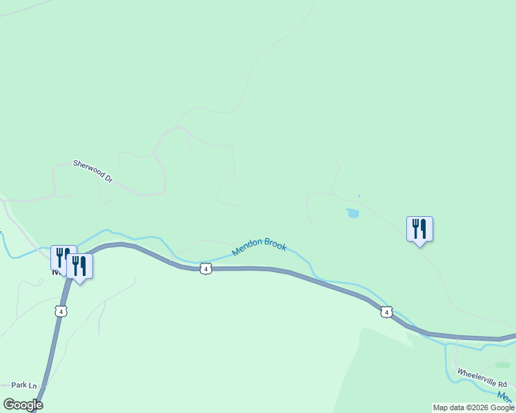 map of restaurants, bars, coffee shops, grocery stores, and more near 423 Helvi Hill Road in Mendon