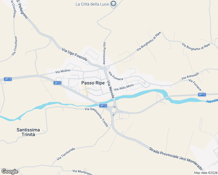 map of restaurants, bars, coffee shops, grocery stores, and more near 1 Via Nevola in Passo Ripe