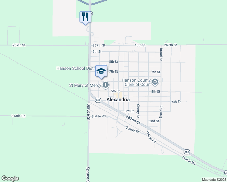 map of restaurants, bars, coffee shops, grocery stores, and more near 352 5th Street in Alexandria