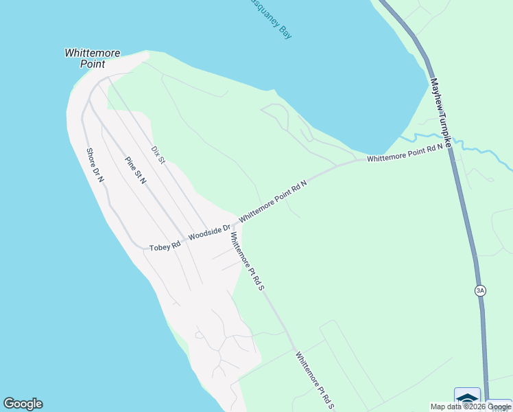 map of restaurants, bars, coffee shops, grocery stores, and more near 342 Whittemore Point North Road in Bristol