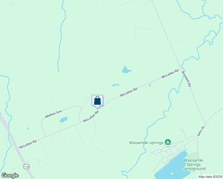 map of restaurants, bars, coffee shops, grocery stores, and more near 82 McLellan Road in Gorham