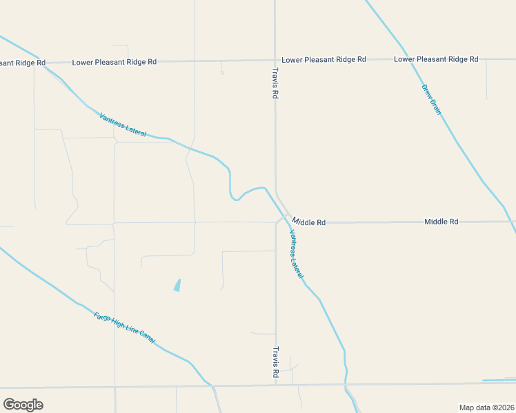 map of restaurants, bars, coffee shops, grocery stores, and more near 19085 Travis Road in Wilder