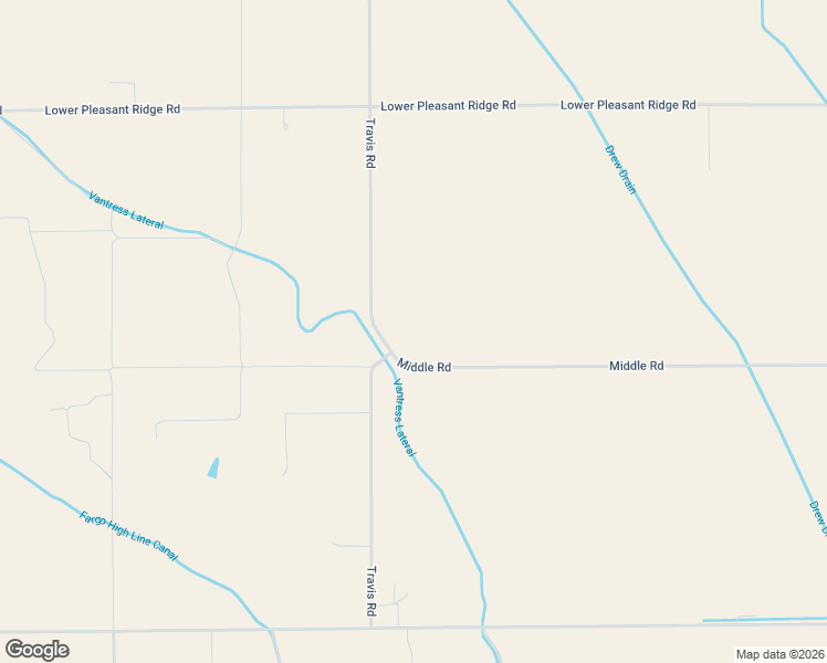 map of restaurants, bars, coffee shops, grocery stores, and more near 19085 Travis Road in Wilder