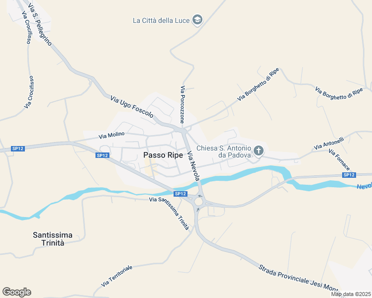 map of restaurants, bars, coffee shops, grocery stores, and more near 2 Via Nevola in Passo Ripe