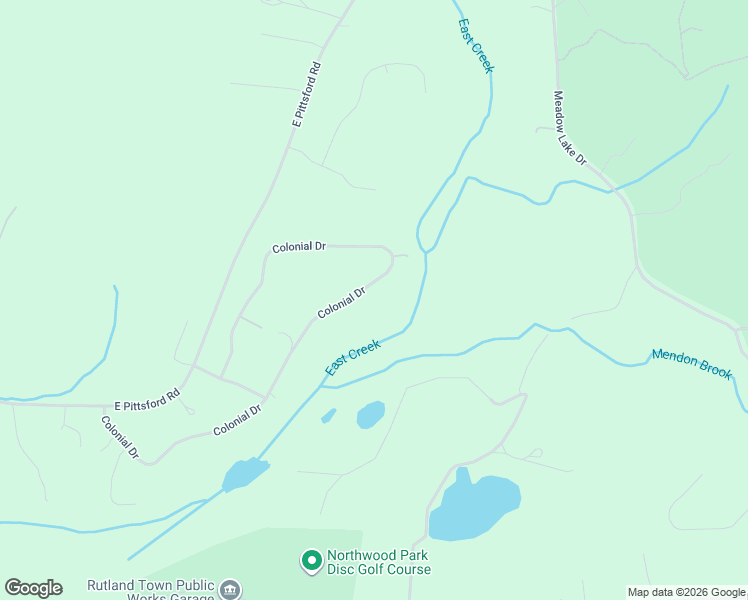 map of restaurants, bars, coffee shops, grocery stores, and more near 852 Colonial Drive in Rutland