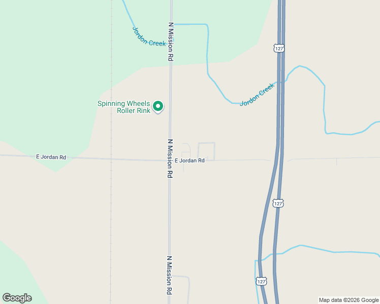 map of restaurants, bars, coffee shops, grocery stores, and more near Pine Drive in Isabella County