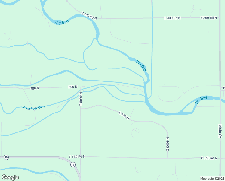 map of restaurants, bars, coffee shops, grocery stores, and more near 4617 East 185 North in Rigby