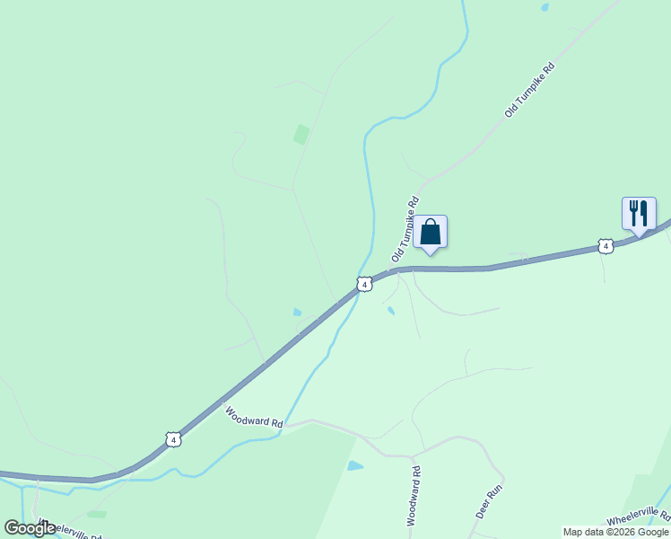 map of restaurants, bars, coffee shops, grocery stores, and more near 78 Cream Hill Road in Mendon