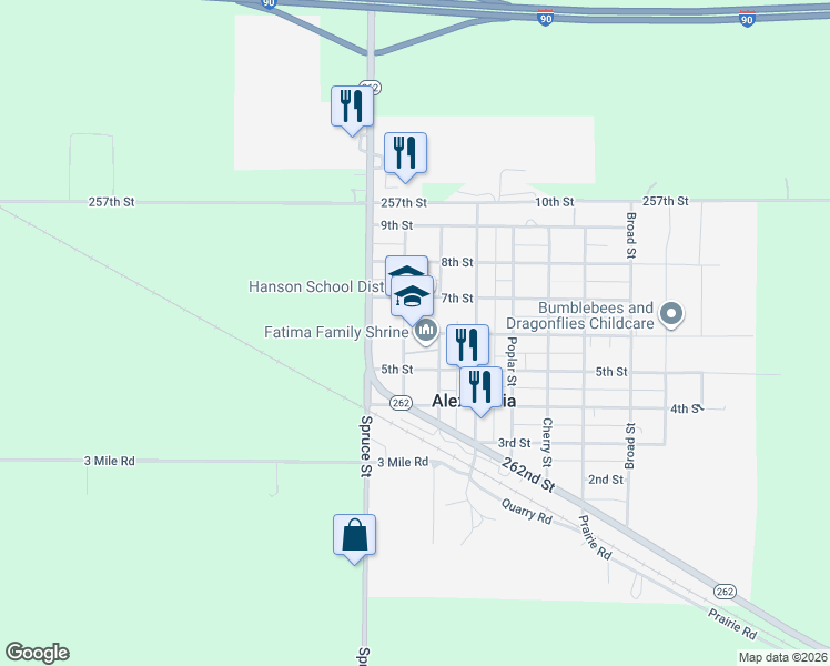 map of restaurants, bars, coffee shops, grocery stores, and more near 230 6th Street in Alexandria