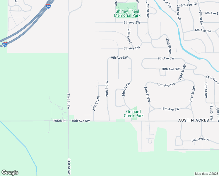 map of restaurants, bars, coffee shops, grocery stores, and more near 1205 28th Street Southwest in Austin