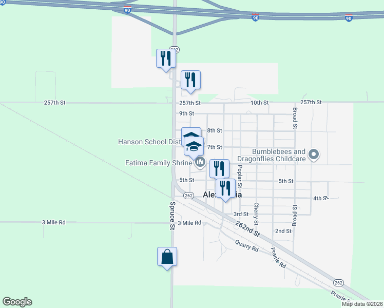 map of restaurants, bars, coffee shops, grocery stores, and more near 230 6th Street in Alexandria