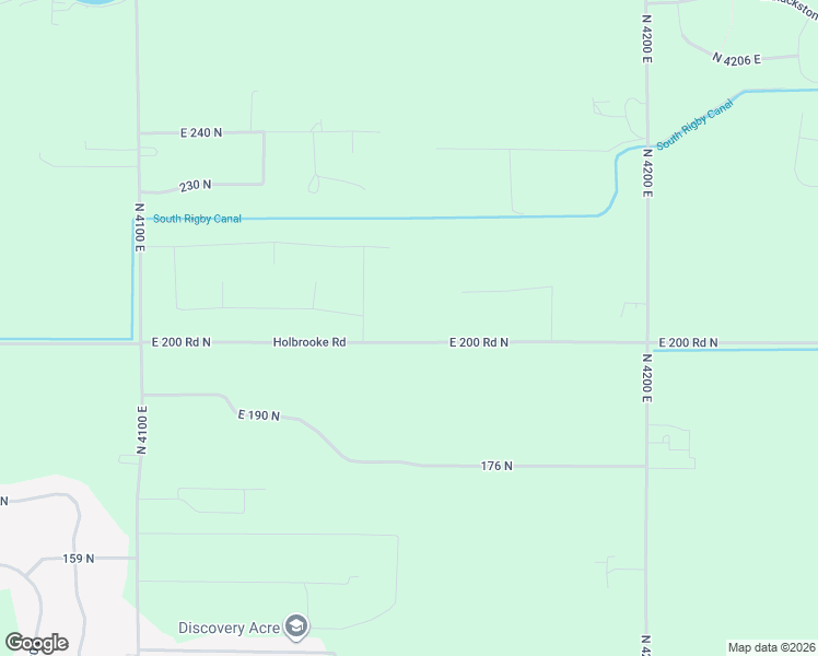 map of restaurants, bars, coffee shops, grocery stores, and more near 4155 E 200 N in Rigby