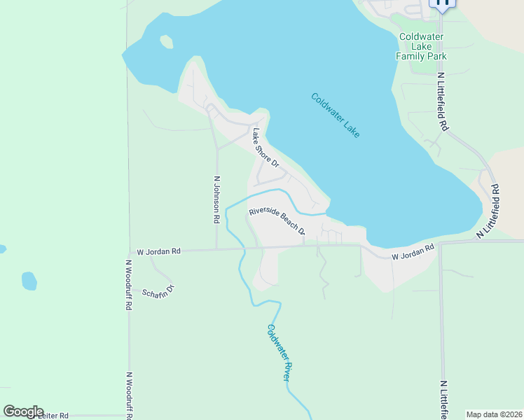 map of restaurants, bars, coffee shops, grocery stores, and more near 5400-5634 Riverside Beach Drive in Weidman