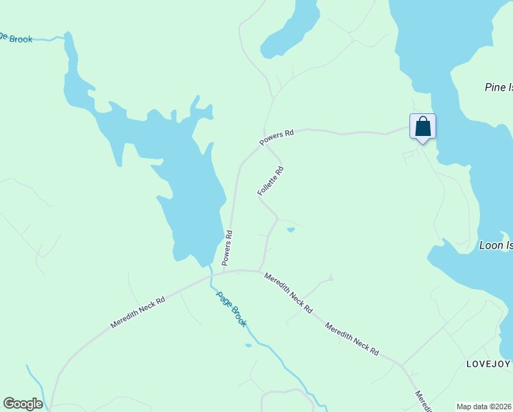 map of restaurants, bars, coffee shops, grocery stores, and more near 24 Old Follett Road in Meredith