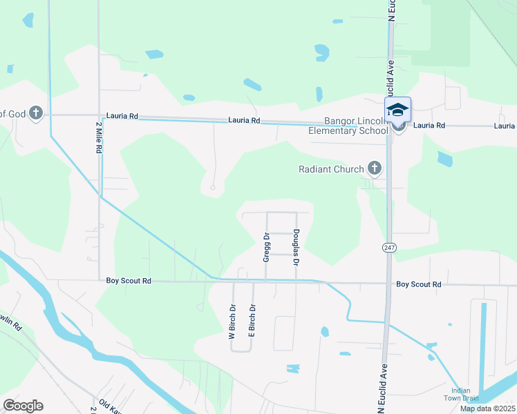 map of restaurants, bars, coffee shops, grocery stores, and more near 3303 Shane Drive in Bay City