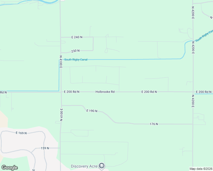 map of restaurants, bars, coffee shops, grocery stores, and more near 4101-4155 E 200 N in Rigby