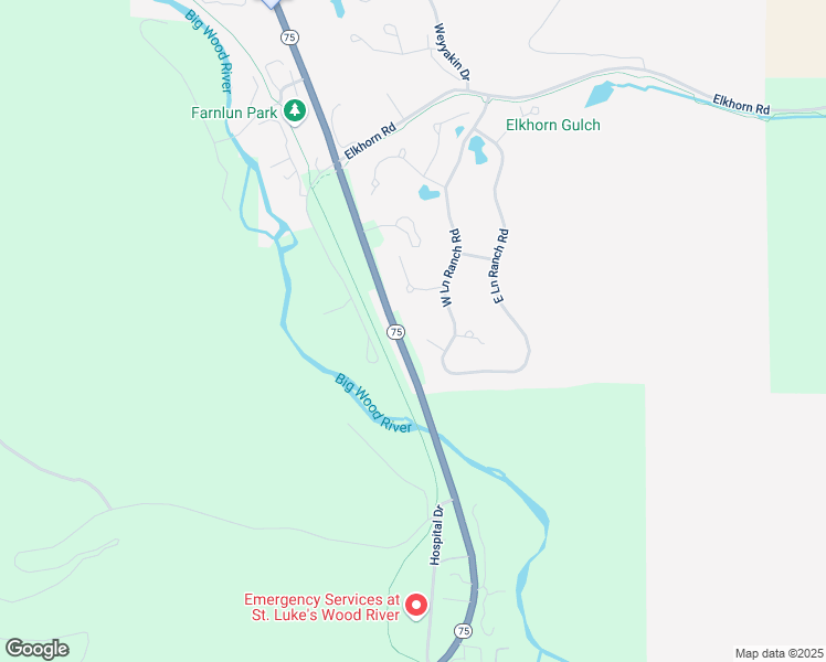 map of restaurants, bars, coffee shops, grocery stores, and more near 12585 Highway 75 in Ketchum