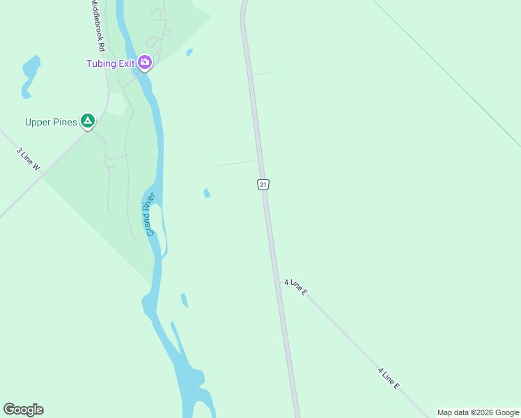 map of restaurants, bars, coffee shops, grocery stores, and more near 7306 Wellington County Road 21 in Wellington County